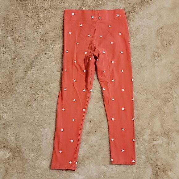 MINI BODEN PEACH POLKA DIT LEGGINGS, SIZE 6-7 YEARS - Picture 4 of 4